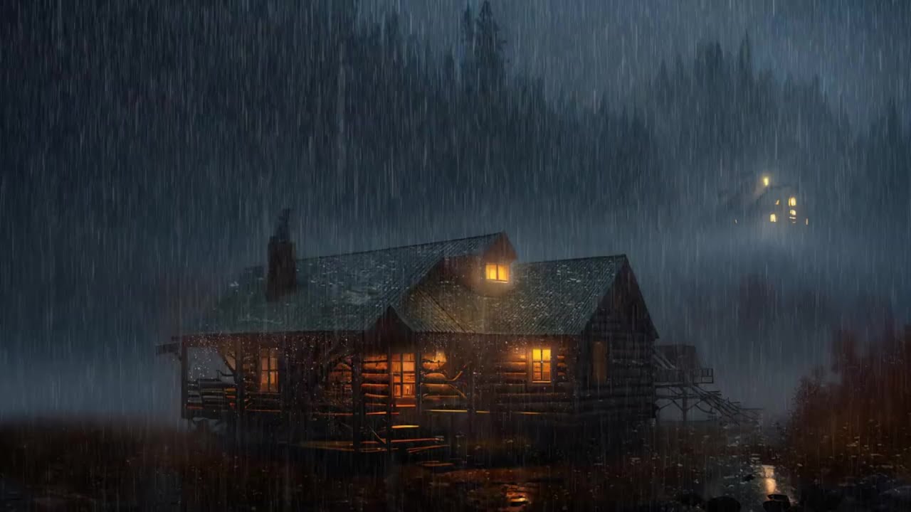 Rain On Cabin
